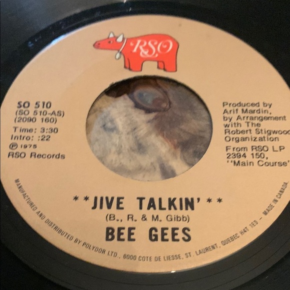 💥3/$20 Vintage RSO Vinyl Record - Wind of Change by Bee Gees - Picture 2 of 5